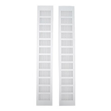 Rectangular Air Vent Grille 2 Pcs for Closet 80x500mm