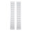 Rectangular Air Vent Grille 2 Pcs for Closet 80x500mm 1