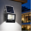 200W Solar LED Floodlight IP67 Outdoor, 400 LEDs, Remote Control, Light Sensor and Timer for Garden 2