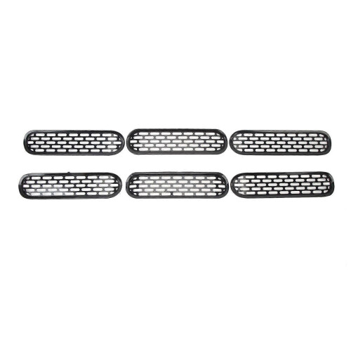 Front grille inserts trim 6pcs for Bronco 2021-2023 improved mesh cover