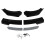 6Pcs Bumper Lip Diffuser Splitter 150cm Universal Fit for Civic Accord 1