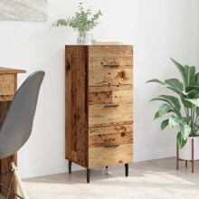 vidaXL Sideboard Old wood 34 x 34.5 x 90 cm Engineered wood