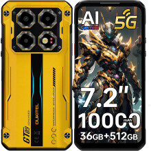(Yellow, 12GB 512GB) OUKITEL WP60 5G Rugged Phone,7.2" Inch, 36(12+24)GB 512GB,10000mAh,Android 15