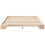 VidaXL vidaXL Bed Frame Brown 200 x 210 cm Solid Pine Wood 3