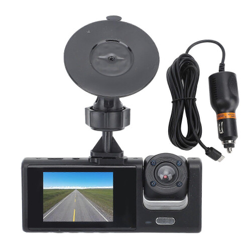 Dual Dash Cam Front and Inside 1080P HD with Loop Recording
