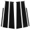 6pcs door pillar molding cover gloss black 1