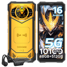 (Yellow, 12GB 512GB) DOOGEE S200 X VIP Edition 5G Phone,Android 16,48(12+36)GB 512GB,6.72" inch,10100mAh