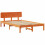 VidaXL vidaXL Bed Frame with Headboard Wax Brown 120 x 190 cm Solid Pine Wood 5