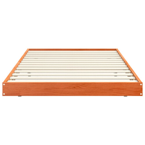 VidaXL vidaXL Bed Frame Wax Brown 70 x 190 cm Solid Pine Wood 2