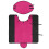 VidaXL vidaXL Horse Blanket Pink and Black 85 cm Polyester 5