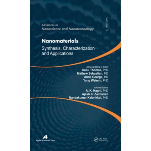 Nanomaterials Synthesis Characterization and Applications Hardcover Bo