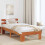 VidaXL vidaXL Bed Frame with Headboard Wax Brown 75 x 190 cm Solid Pine Wood 1