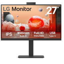 LG 27BA850 27" IPS Full HD 100Hz Height-Adjustable Webcam USB-C Mo 27BA850-B.AEK