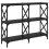VidaXL vidaXL Console Table Black Oak 100 x 28 x 80.5 cm Engineered Wood 4