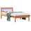VidaXL vidaXL Bed Frame with Headboard Wax Brown 75 x 190 cm Solid Pine Wood 4
