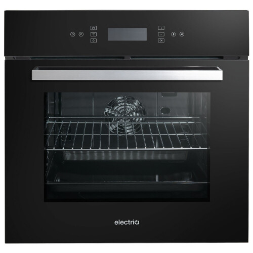 electriQ Electric Single Oven with Touch Controls - Black EQOVENF1TOUCH