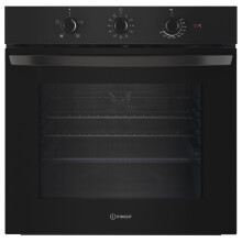 Indesit IO233BUK Click&Clean Electric Single Oven - Black IO233BUK