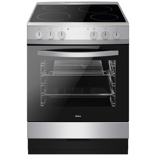 Amica Amica 60cm Electric Cooker - Silver AFC601SS