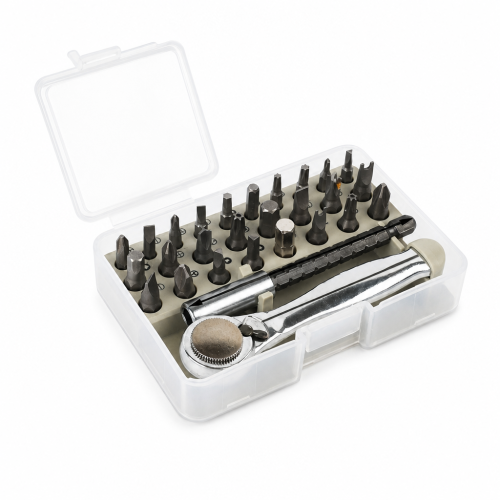 Mini Ratchet Screwdriver and Bit Set for Mobile Phone and Computer Repair