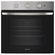 Indesit IO233XUK Click&Clean Electric Single Oven - Stainless Steel IO233XUK