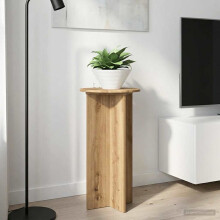 vidaXL Plant Stand 2 pcs Artisan Oak 40 x 40 x 80 cm Engineered Wood
