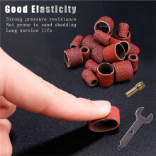 239pcs Sanding Drums Set for Rotary Tool, 80 120 180 Grit Sanding Bits, Drill Sander Accessories for Woodworking