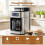 COSTWAY Bean to Cup Filter Coffee Machine with Built-in Grinder | Grind & Brew Drip Coffee Maker, 8 Cup, 24 Hour Programmable Timer 5