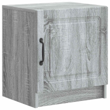 vidaXL Bedside Cabinet Grey Sonoma 43 x 34.5 x 47 cm Engineered Wood