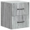 VidaXL vidaXL Wall-Mounted Bedside Cabinet 2 pcs Grey Sonoma Engineered Wood 2