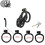 Cellmate Guardian Male Chastity Cage Black Size 2 2