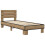 VidaXL vidaXL Bed Frame with Headboard Artisan Oak 80 x 200 cm 4