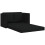 VidaXL vidaXL Folding Sofa Bed Black 112 x 60 x 55 cm Fabric 3