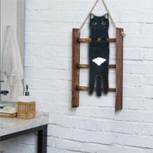 Funny Cat Hand Towels for Bathroom Kitchen Decor Cat Towel, Cute Decor Hanging Face Towels, Super Absorbent Soft A+C
