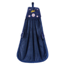 Hand Towel for Kitchen Bathroom Coral Velvet Microfiber Quick Dry Absorbent Cleaning Cloths Home Bath Terry Towels-