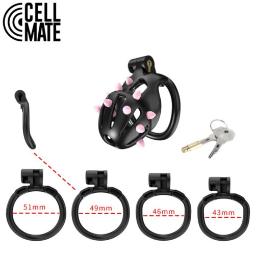 Cellmate FlexiSpike Chastity Cage Size 1 2