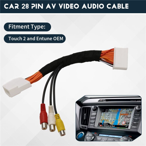28 Pin AV Video Audio Cable for / Touch 2 and Entune Monitors  Units 2