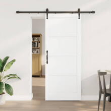 vidaXL Schiebetür ORKDAL 83 x 202 cm Massives Kiefernholz