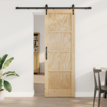 vidaXL Schiebetür ORKDAL 73,5 x 211 cm Massives Kiefernholz