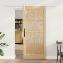 vidaXL Schiebetür ORKDAL 86 x 198,5 cm Massives Kiefernholz