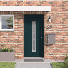 vidaXL Vordertür 98 x 200 cm PVC Anthrazit