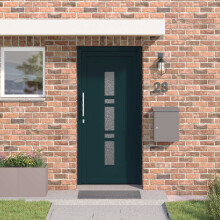 vidaXL Vordertür 88 x 200 cm PVC Anthrazit