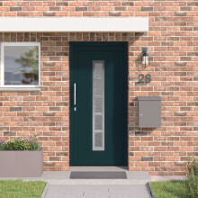 vidaXL Vordertür 88 x 200 cm PVC Anthrazit
