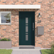 vidaXL Vordertür 88 x 200 cm PVC Anthrazit