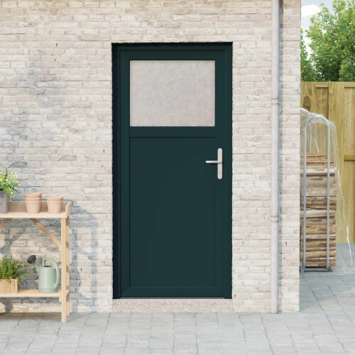 VidaXL vidaXL Seiteneingangstür 98 x 198 cm PVC Anthrazit