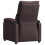 VidaXL vidaXL Recliner Chair Dark Brown Fabric 4