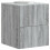 VidaXL vidaXL Wall-Mounted Bedside Cabinet 2 pcs Grey Sonoma Engineered Wood 5