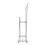 Living And Home Adjustable Stainless Steel Dual-Rod Clothes Drying Rack with Wheels 4