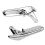 1Pair Inside Inner Door Handle Cover Trim Door-Pull Handle for E Class S211 W211 W219 2003-2009 4