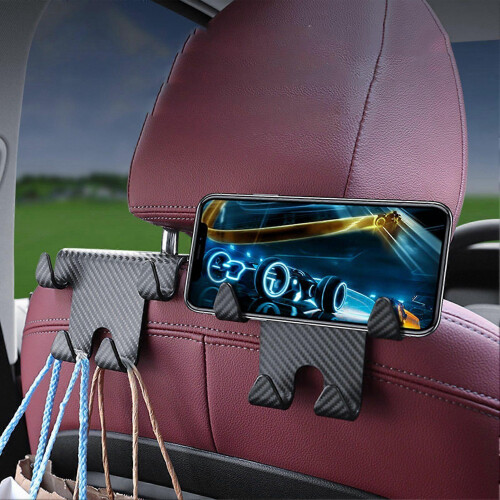 Strong load bearing car headrest hook universal fit 2