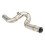 Exhaust mid pipe replacement for Benelli TRK502 2017-2020 stainless 4